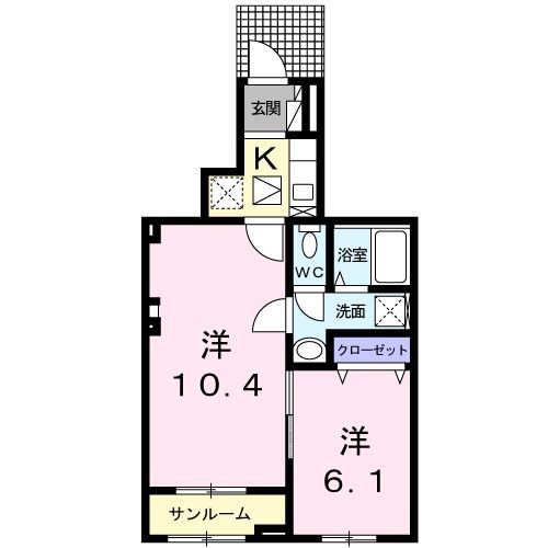 ピラーズ　石田の間取り