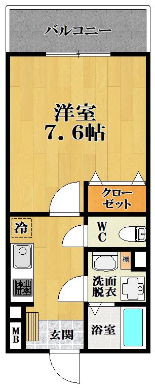 EXハイツ南新町の間取り