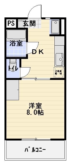 メルベーユIの間取り