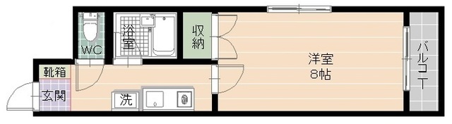 サンヴューパレス荒江の間取り