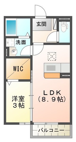 グランド　ソレーユ　Ｂの間取り