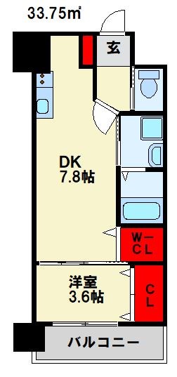 ギャラン力丸の間取り