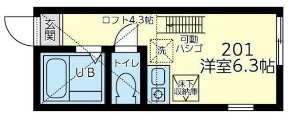 ユナイト田浦ロペス・ホルティージョの間取り