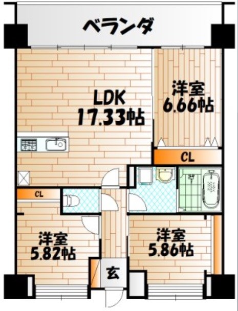 LEGEND　TAKAMIの間取り