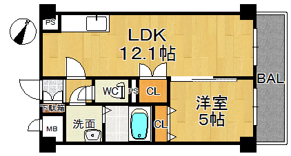 ＡＳプレミアム関屋金衛町の間取り