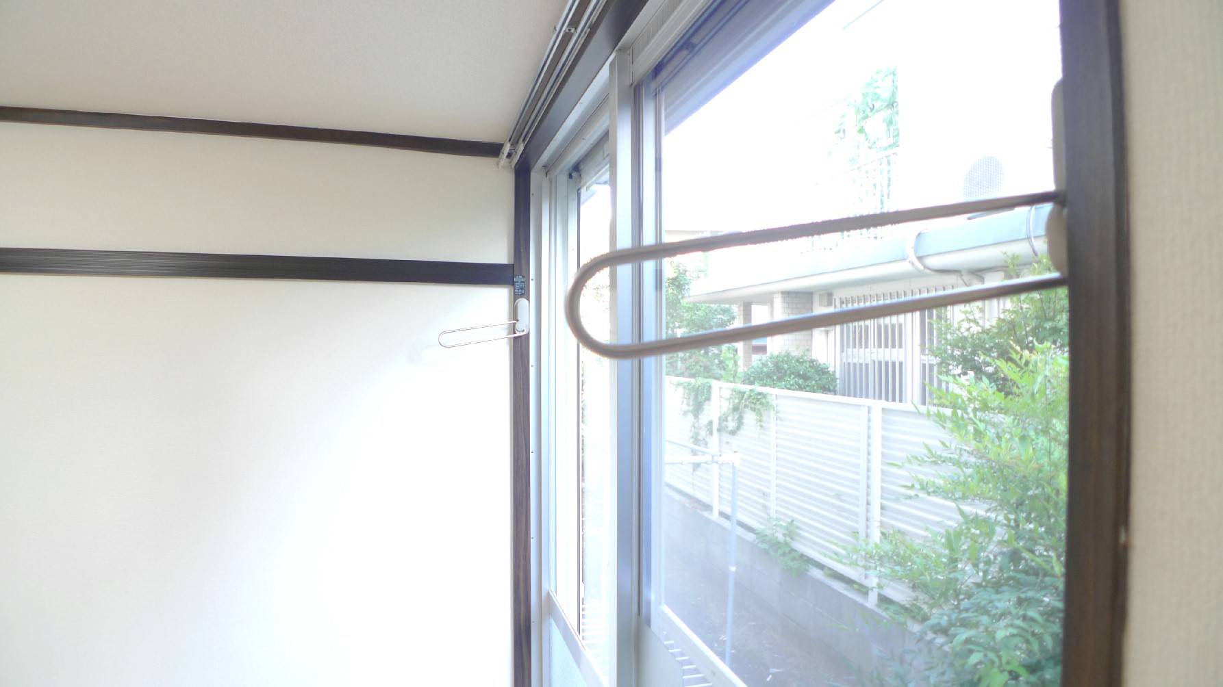 眺望　☆あると便利な室内物干し付き☆