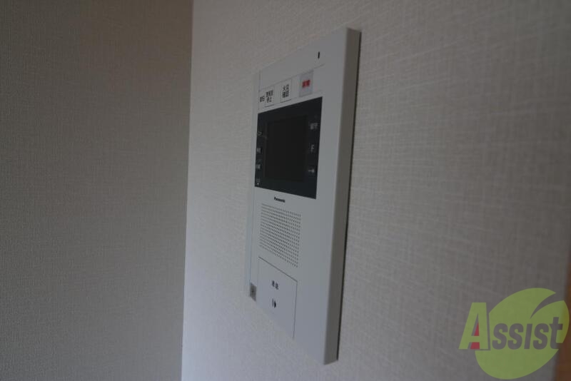 セキュリティ　モニタ付きで安心のセキュリティですね。