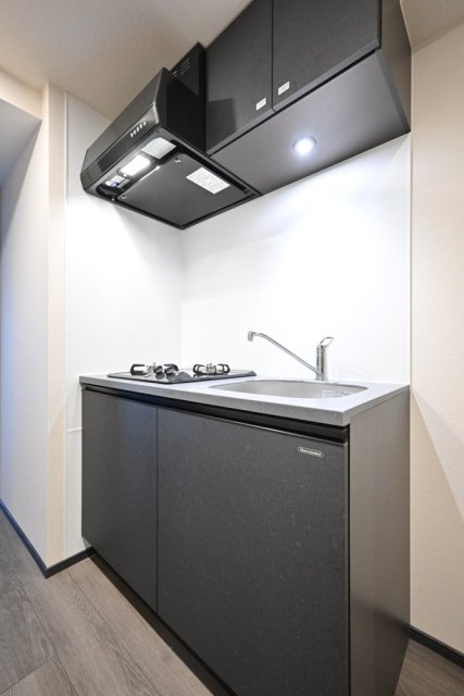 キッチン　システムキッチン（2口ガスコンロ）