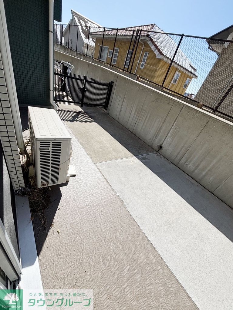 バルコニー　庭