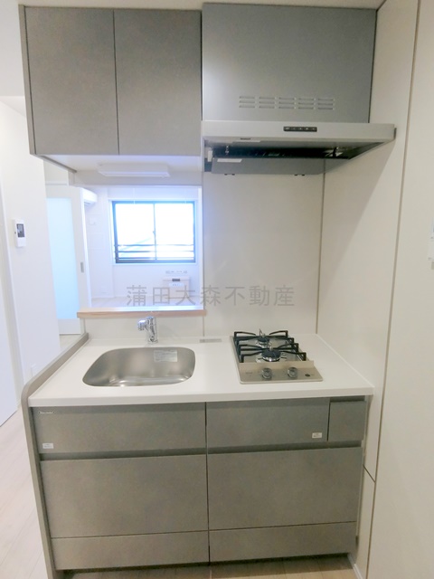 キッチン　2口ガスシステムキッチン　カウンターキッチン