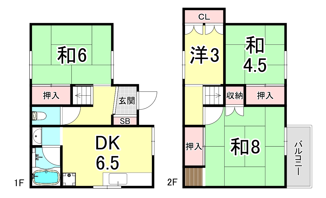 南多聞台3丁目貸家の間取り写真