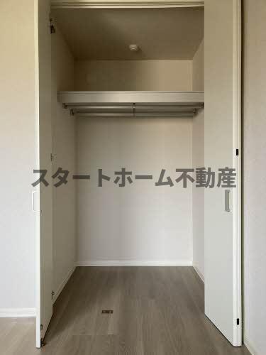 収納　たっぷりとした収納スペースです