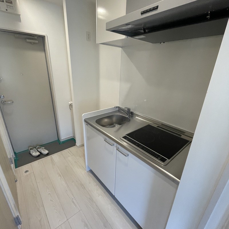 キッチン　2口IHコンロ付きのキッチンです。