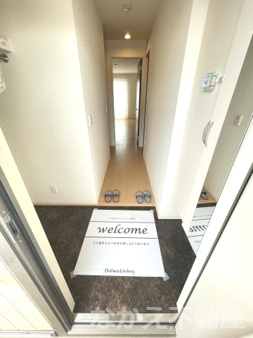 玄関　ゆったりとした玄関です