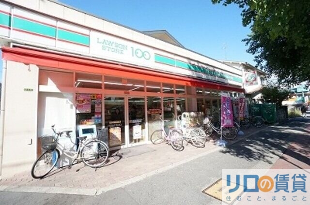 コンビニ　ローソンストア100東淀川菅原店（コンビニ）まで163m