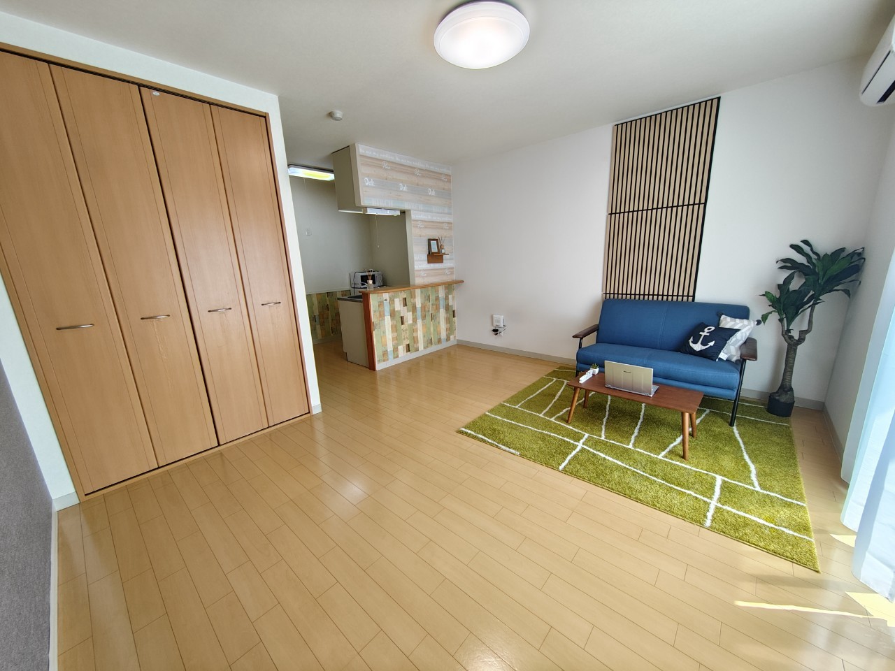 大川市 2階建 築19年の居間写真