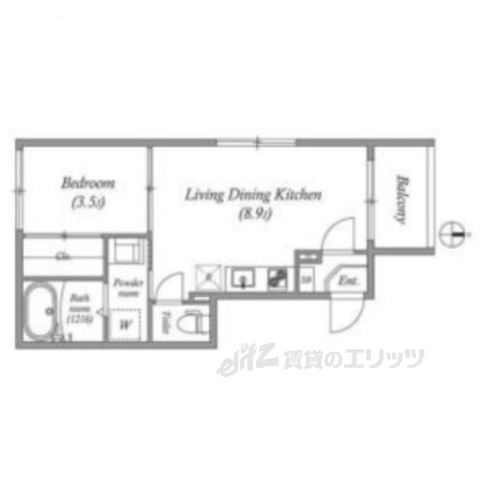 DIIRA鳥羽街道の間取り写真