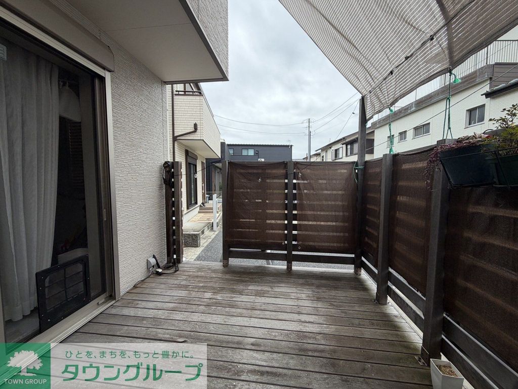 バルコニー　庭