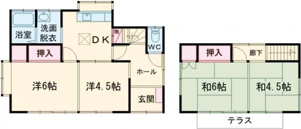 貫井様貸住宅の間取り写真