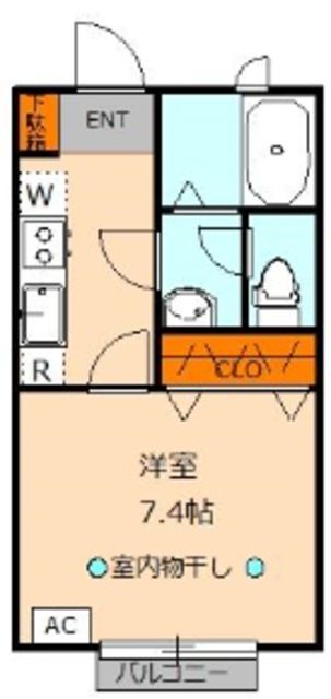 ハイムなゆた2の間取り写真