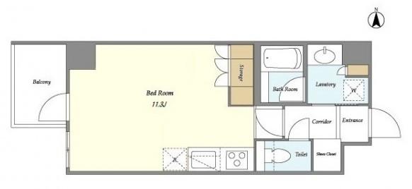 リエトコート四谷の間取り写真
