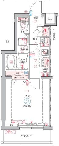 クレヴィスタ高砂の間取り写真