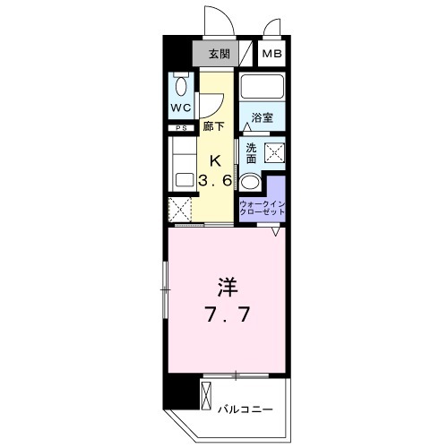 Hill top 壺屋の間取り写真
