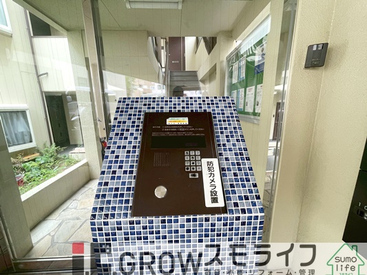 セキュリティ　安心のオートロックです