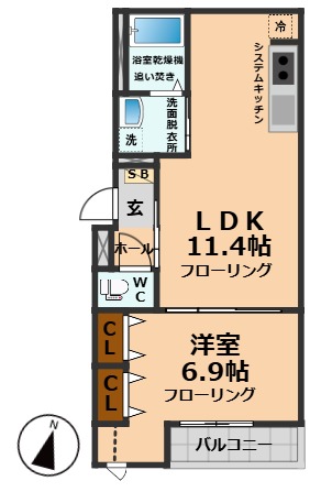 東京メトロ丸ノ内線 方南町駅 徒歩10分 3階建 新築の間取り写真
