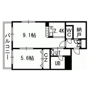 セントポーリアスィートの間取り写真