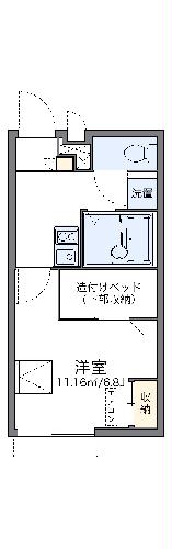 レオパレスさくらの間取り