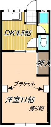 ハイツ港北の間取り