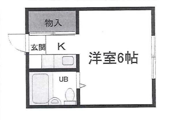 大虹荘の間取り