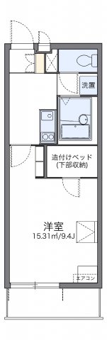 ルームス北越の間取り