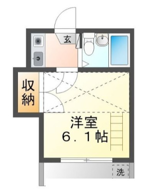 レオパレス豊橋第3の間取り