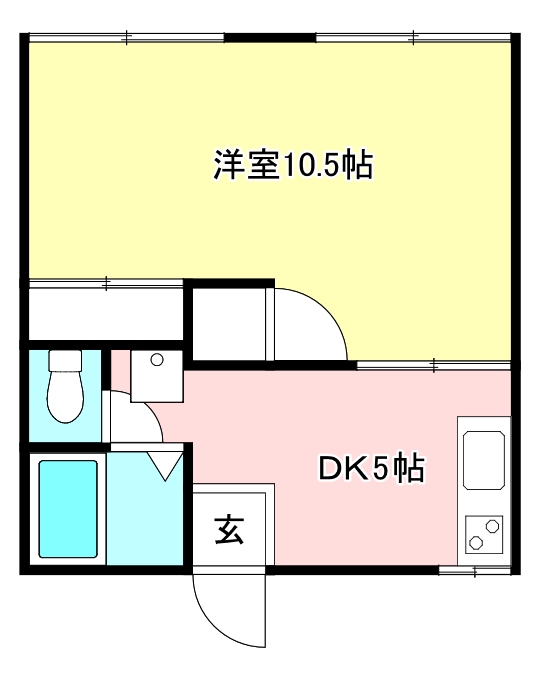 神奈川県横須賀市汐入町５（アパート）の賃貸物件の間取り