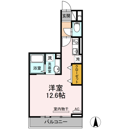 ヴィラパティオＣの間取り