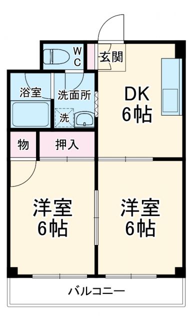 相模原市南区相南のマンションの間取り