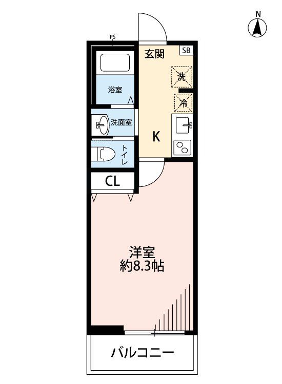 パルク秋津の間取り