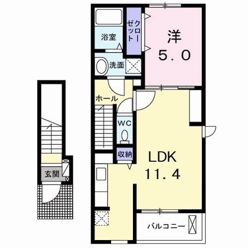 ライオンハートＡの間取り