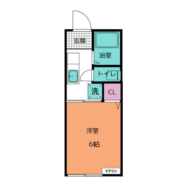 メルシー大西の間取り