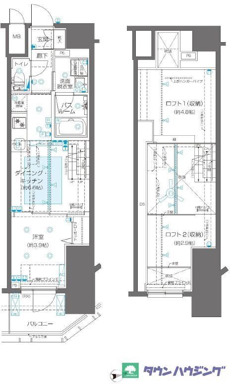 ZOOM新宿御苑前の間取り