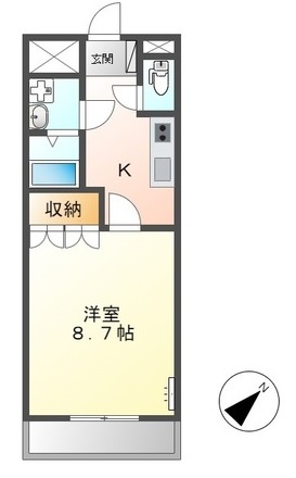 シャイン扇台の間取り