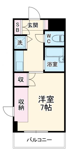 横浜市都筑区富士見が丘のマンションの間取り