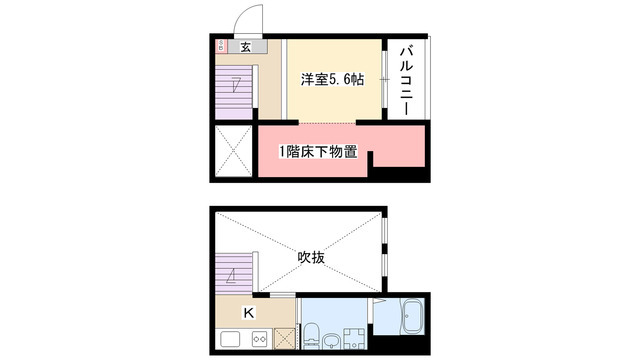 コンフォート宝生(コンフォートホウショウ)の間取り