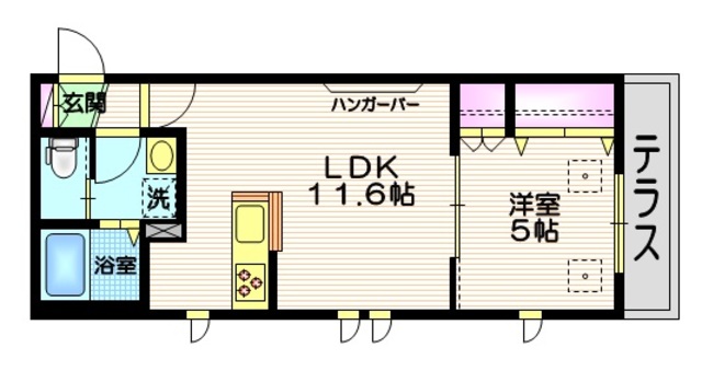 Ｃｏｍｆｏｒｔ　東矢口の間取り