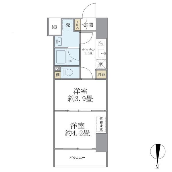 フェリーチェ錦糸町の間取り