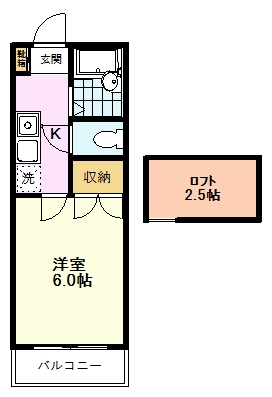 グリーンハイムマツイの間取り