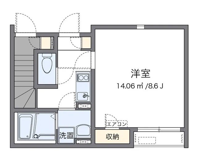 クレイノリヴェールの森の間取り