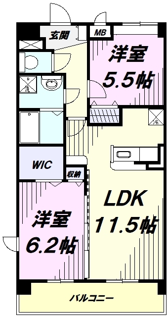 フォレストフィールドのがみの間取り